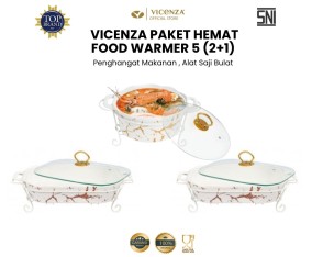 Paket Hemat Food Warmer 5 (2+1) Putih